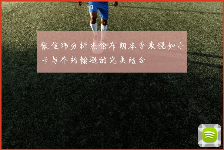 张佳玮分析杰伦布朗本季表现如小卡与乔约翰逊的完美结合